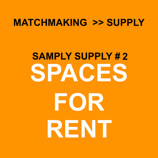 SPACES FOR RENT - SAMPLE SUPPLY #2